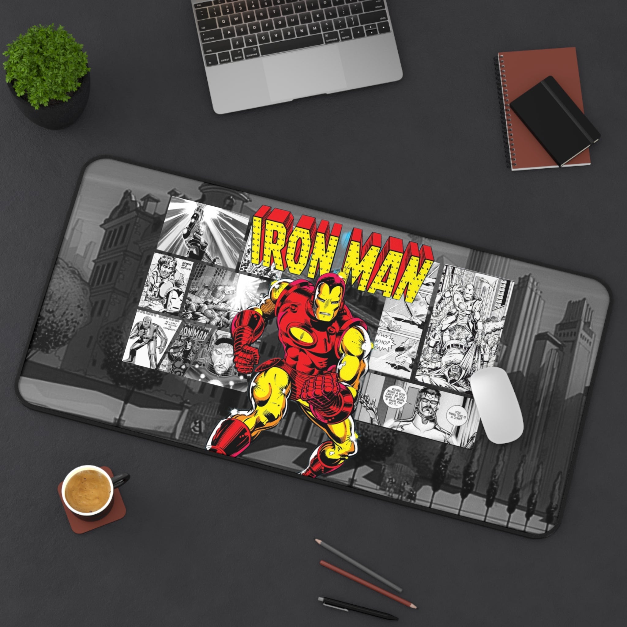 Iron Man Comic Mouse Pad - cubik company