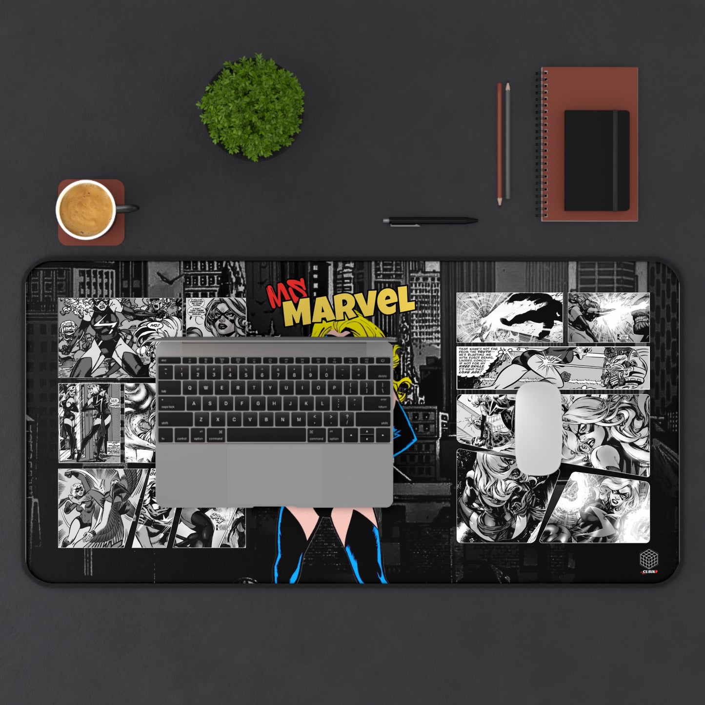 Ms. Marvel Comic Mouse Pad